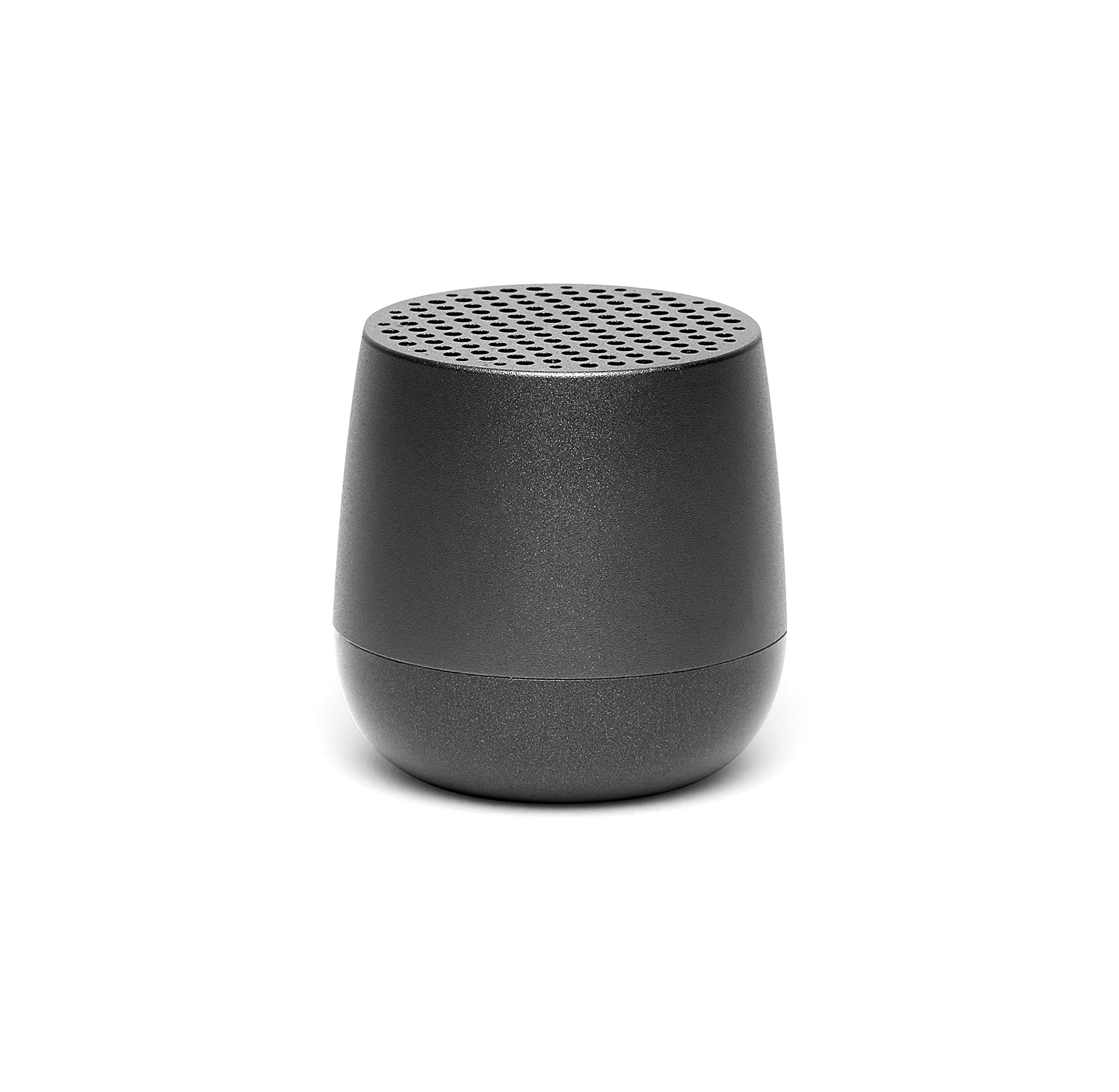 Lexon MINO+ Portable Bluetooth Mini Speaker with HD sound, Rechargeable and Pairable - Gun Metal