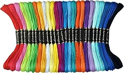 Rainbow Colors Embroidery Floss - Cross Stitch