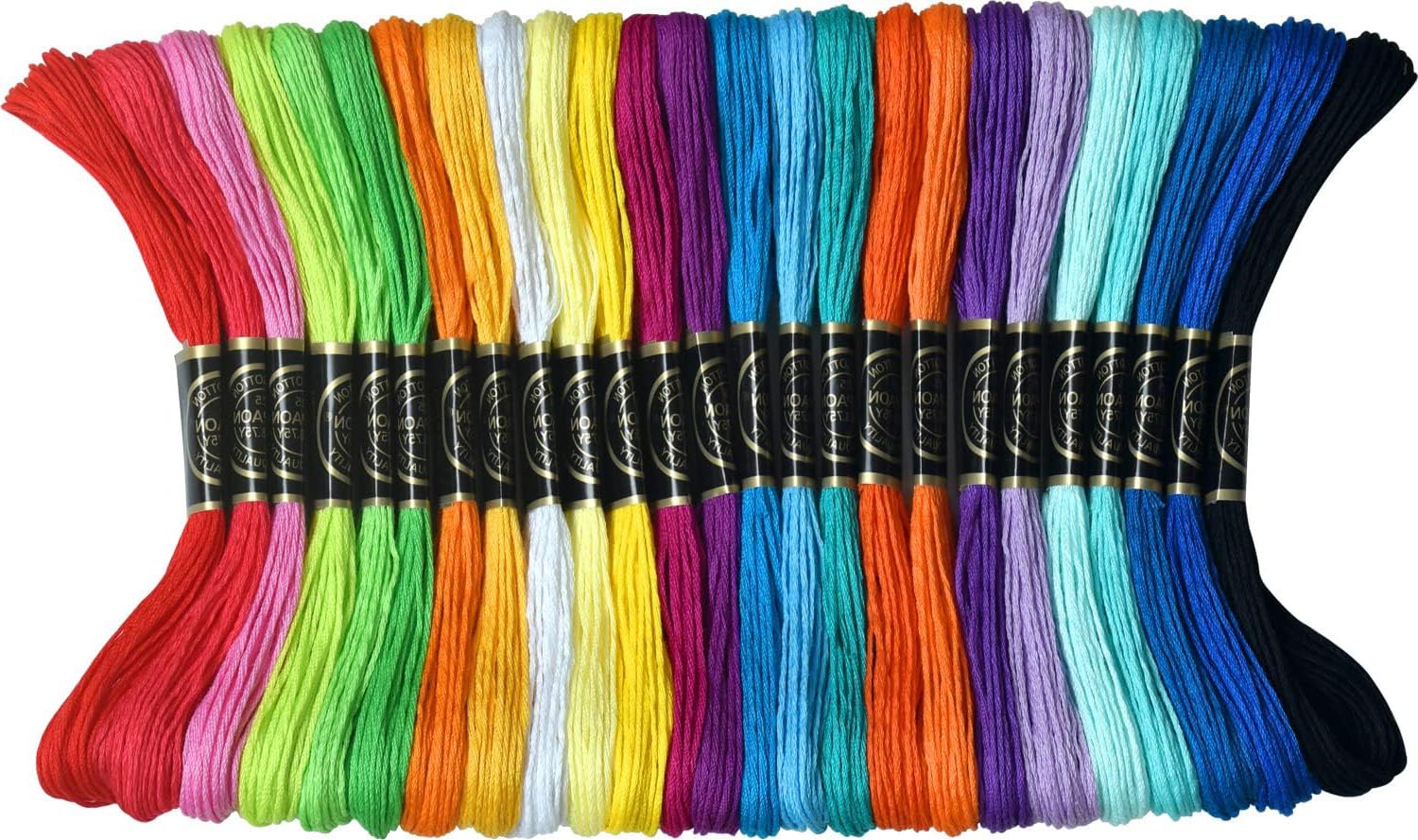 Rainbow Colors Embroidery Floss - Cross Stitch