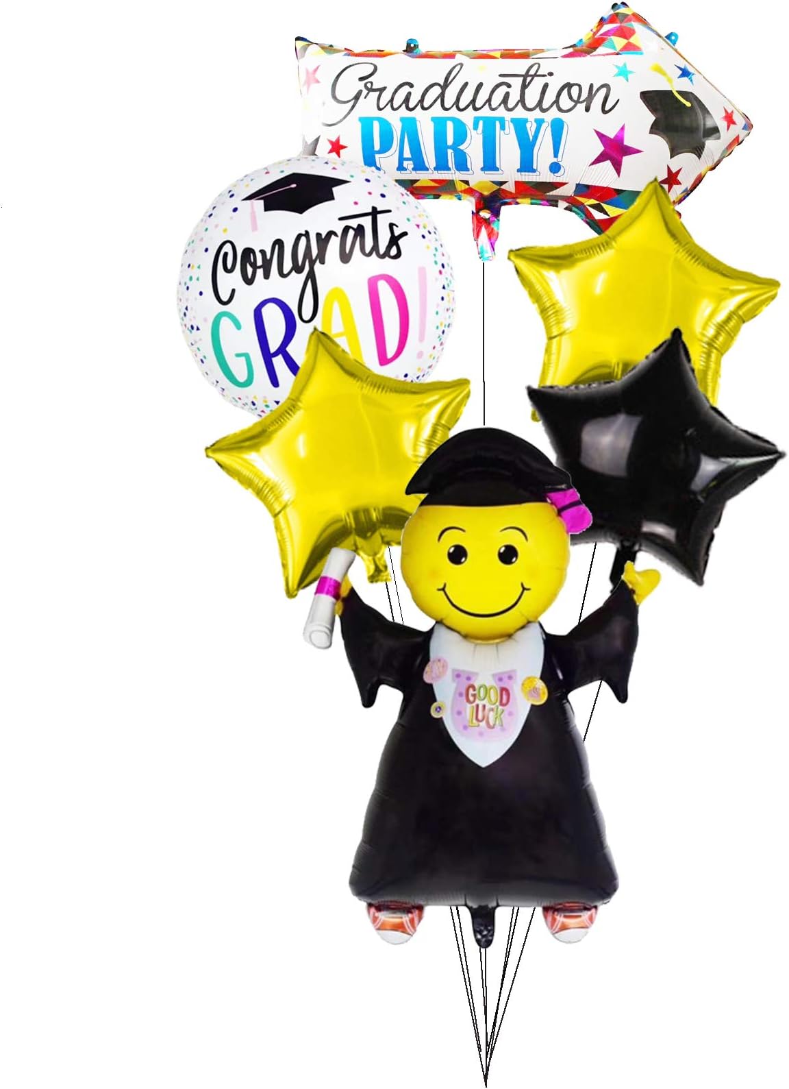 CY Mylar Graduation Balloons Jumping Grad Balloons
