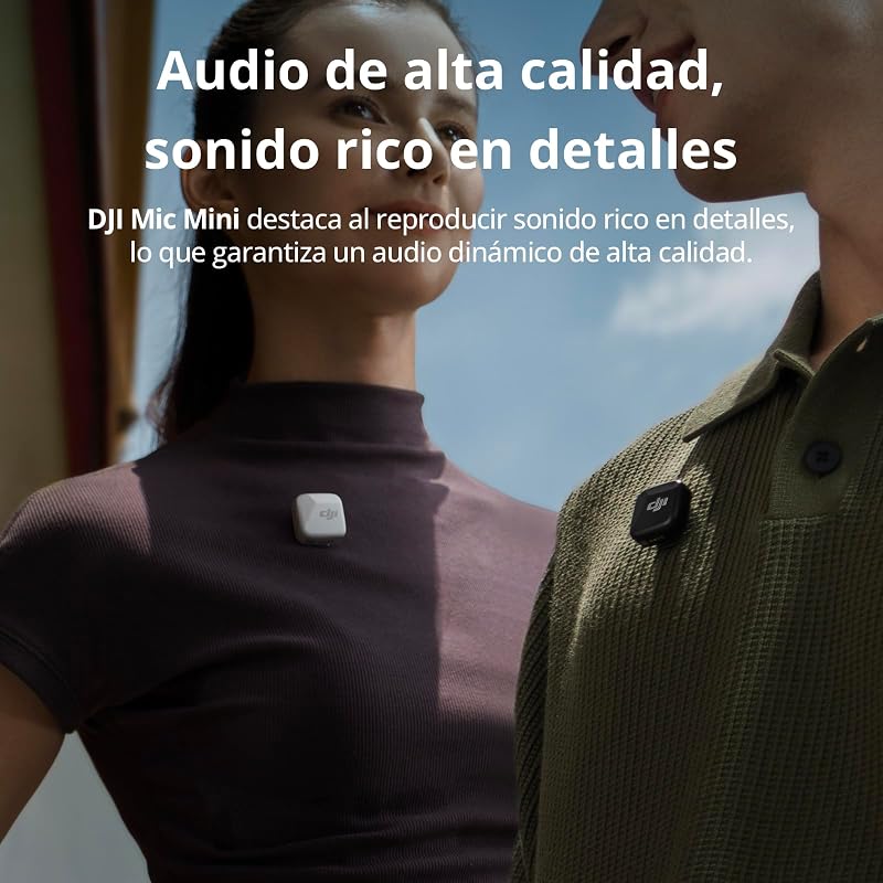 Mic Mini Transm (Infinity Black), superligero, Sonido Lleno de Detalles
