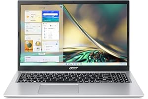 acer Aspire 3 A315-58-74KE Slim Laptop | 15.6" Full HD Display | Intel Core i7-1165G7 Processor | Intel Iris Xe Graphics | 8GB DDR4 | 512GB PCIe Gen4 SSD | Wi-Fi 6 | Windows 11 Home | Pure Silver