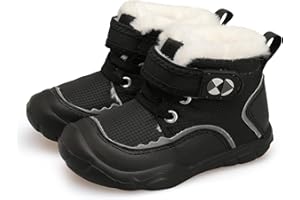 Centipede Demon Toddler Boots Boys Girls Winter Boots Waterproof Fleece Kids Snow Boots Faux Fur Booties Warm Walking Shoes for Indoor Outdoor