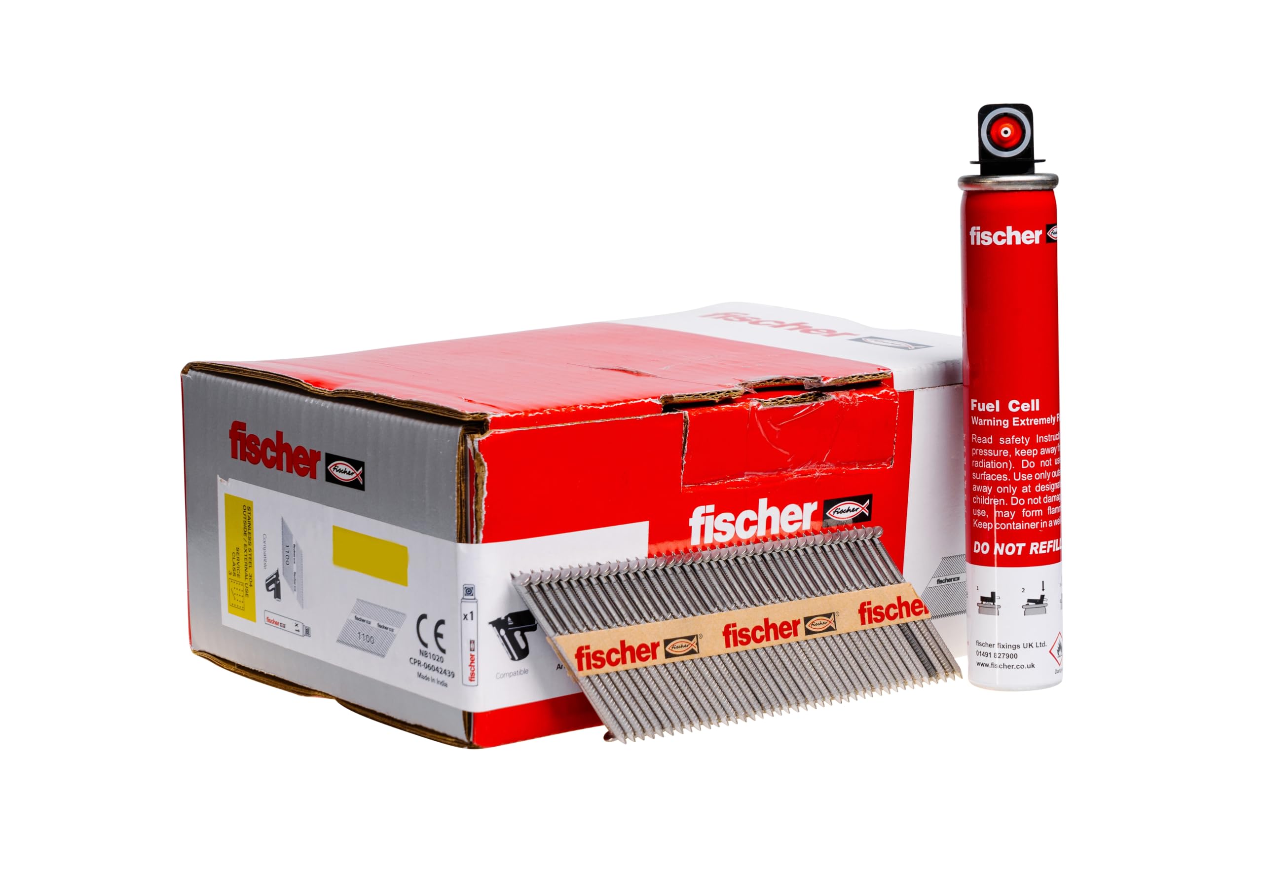 fischer Nail Fuel Pack 90x3.1mm Smooth Galv, 534702