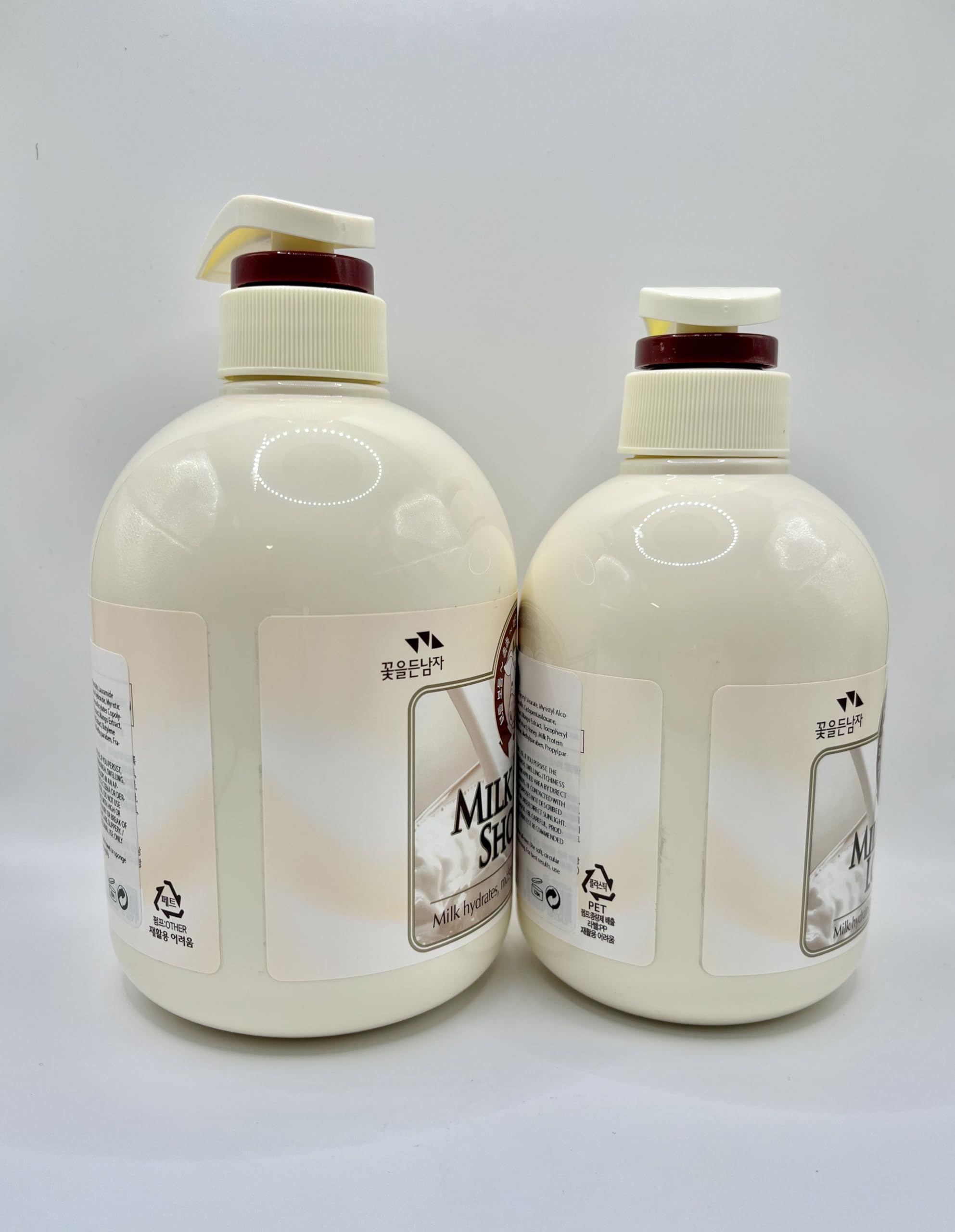 SOMANG MILK BODY SHOWER 750ml + BODY LOTION 500ml SET