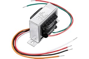 Fiada 1 Pack 24V 40VA Control Transformer, Primary 120, 208, 240V Secondary 24V, HVAC Furnace Transformer Multi Tap
