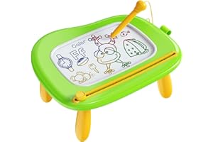 bravokids Kids Toys Toddler Girl Boy Toys, Sturdy Toddler Magnetic Drawing Doodle Board Writing for Little Boys Girls 1 2 3 Years Old Educational Learning Toy (Green)