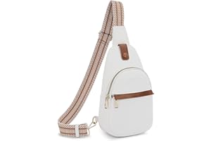 Shevvi Small Sling Bag Crossbody Bags for Women, Fanny Pack Crossbody Purse for Women Trendy, Leather Chest Bags for Travel