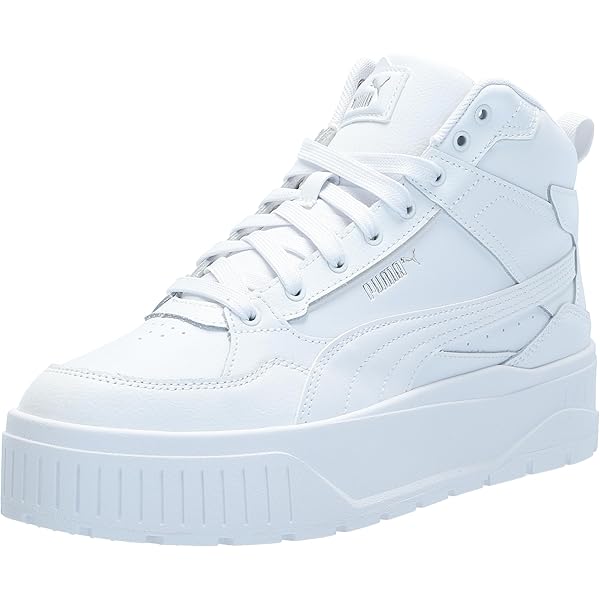 Amazon.com | PUMA Women's Karmen II Idol Mid Shoes, White