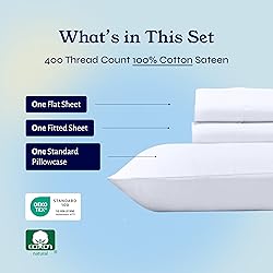 California Design Den Twin Sheets Set - Soft 400