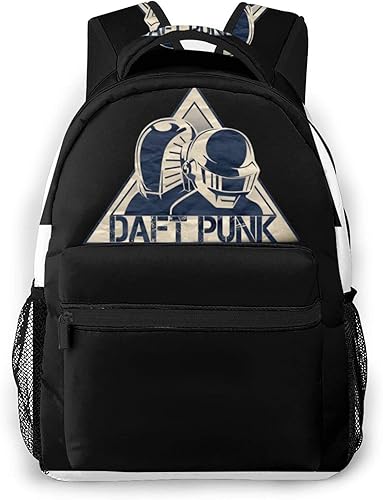 Amazon Daft Punk Logo 通学 リュック 男女兼用 人気 防水 高校生 学生 女子 リュックサック 大容量 バックパック 小学生 レジャー 仕事 学校 旅行やアウトドアに適しのバ おしゃれ ックパック シンプルで快適な Zylbyzxp メンズ