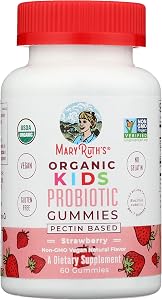 Mary Ruth's Organic Kids Strawberry Probiotic Gummies, 60 CT