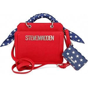 Steve Madden BEVLYNN Satchel Bag, 9.25" W x 7.25" H x 4.75" D