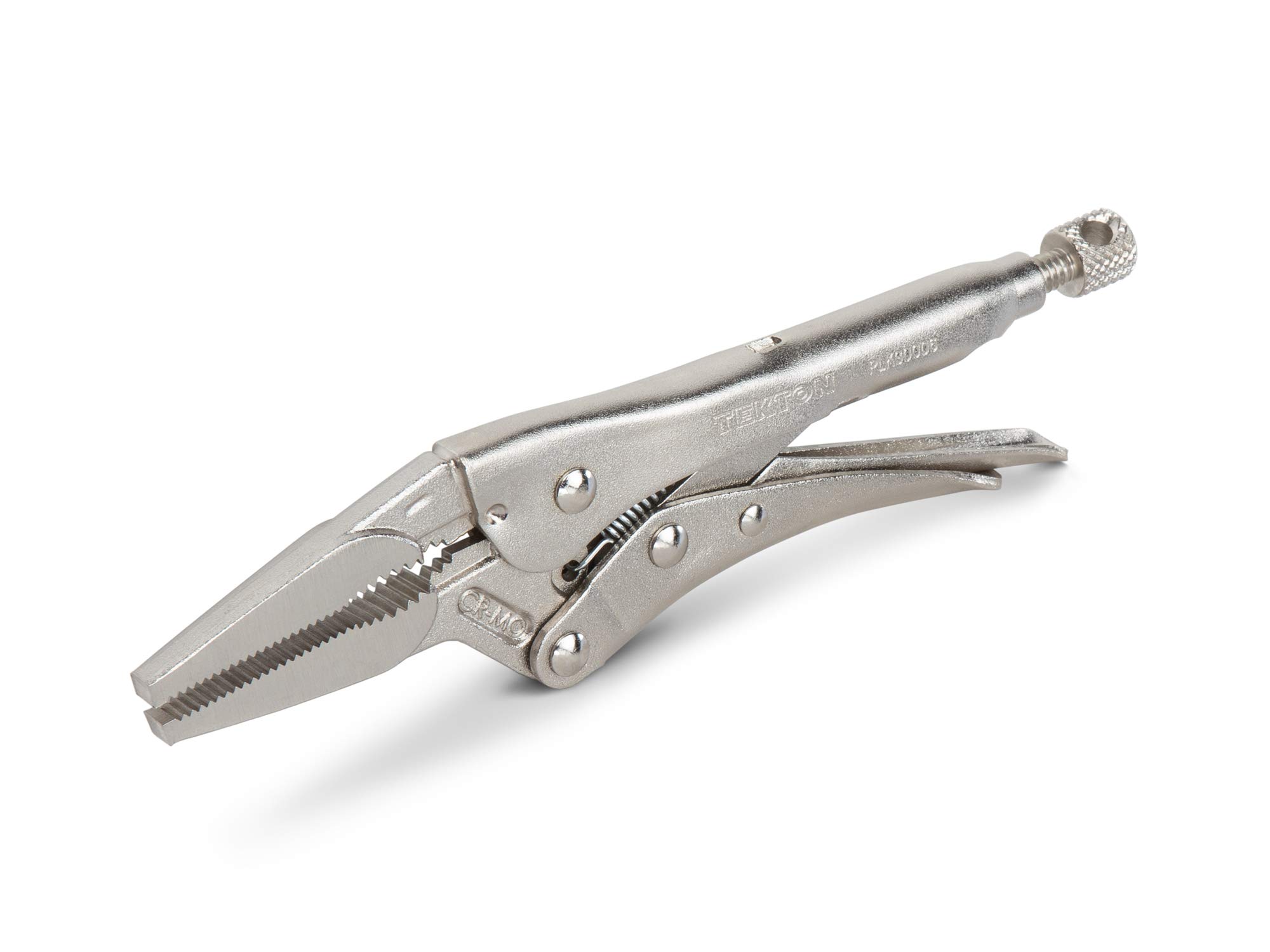TEKTON 6 Inch Long Nose Locking Pliers | PLK30006