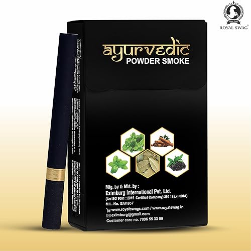 ROYAL SWAG Ayurvedic Herbal Cigarette, Regular (10 Sticks