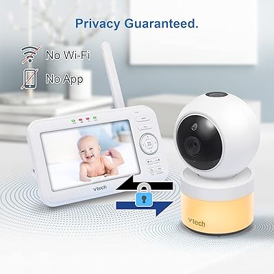 Buy Vtech Vm5463 2 Video Baby Monitor With 5 Screen Pan Tilt Zoom Sound Activated Night Light And Vision Glow On The Ceiling Projection Multiple Viewing Options 2 Cameras Online In Greece B0p4lqqh