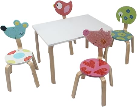 childrens table and chairs with arms