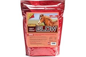 HORSE GUARD Glow 10 lb, Aids in Weight Gain and Improves Coat and Condition, Includes Omega-3’s