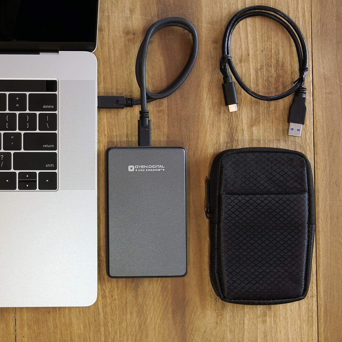 Oyen Digital U32 Shadow 8TB External SSD USB-C Portable Solid State Drive