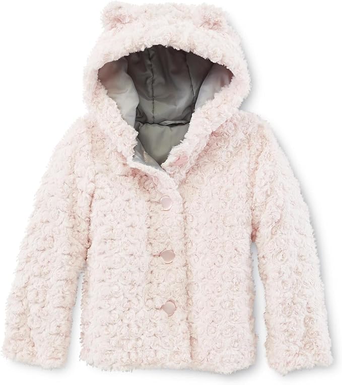 baby pink teddy jacket