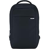 Incase ICON Lite Backpack - 16L Travel and Tech Backpack with Faux Fur Laptop Compartment, Quick Access Pockets (Navy)