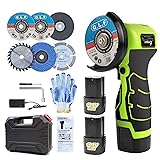 ZFULVO Cordless Brush Angle Grinder Kit, 19500rpm