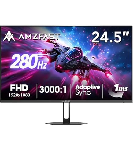 Amazon.com: Amzfast 24 Inch Gaming Monitor 200Hz FHD 1080p