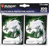 Ultra Pro MTG x Final Fantasy Matte Deck Protector Sleeves &ndash; 100 Pack | 100 standard size sleeves with matte finish, exclusive artwork, and durable polypropylene protection for trading cards