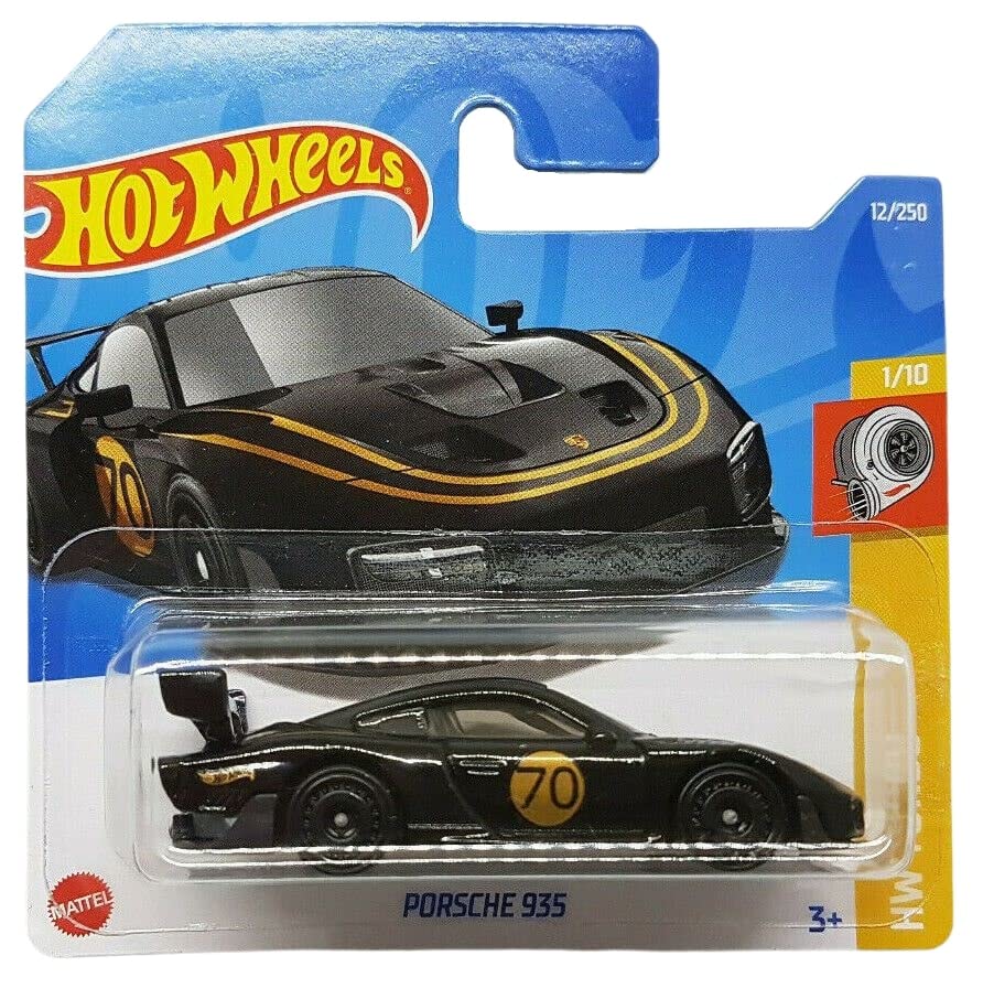 Hot Wheels - Porsche 935 - HW Turbo 1/10 - HCW73 - Short Card - Black Gold - Mattel 2022