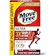 Move Free Ultra Triple Action Joint Support Supplement - Type II Collagen Boron & Hyaluronic Acid - Supports Joint Comfort, C