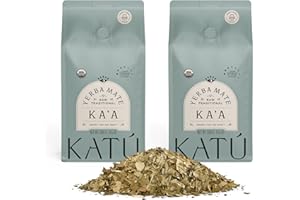 Katú Ka’a Yerba Mate Tea – 2-Pack (2 x 500g) – Organic Loose-Leaf, Air-Dried & Unroasted for Smooth Traditional Taste & Natural Energy – 1kg Total