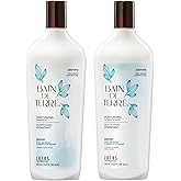 Bain de Terre Jasmine Moisturizing Shampoo, Luxurious Hydration for Dry Hair with Argan & Monoi Oils, Paraben-Free, Color-Safe, Vegan