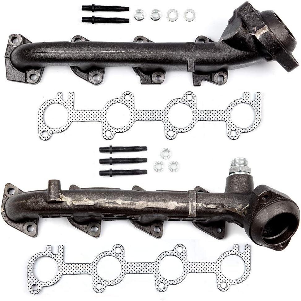 SCITOO Replacement Exhaust Manifold Stainless 2PCS Exhaust