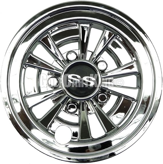 GOLF CART SS HUBCAPS HUB CAPS FITS YAMAHA CLUB CAR EZGO 8", Golf Cart