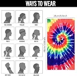 iZoeL Hippie Costume Set Men Women 60s 70s 80s Retro Peace Necklace Wig Headband view 3