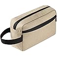 Icramsy Travel Toiletry bag Toiletry bag for women men Hanging toiletry bag Cosmetic bag Travel accessories for Women Men (Khaki)