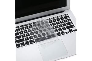 MOSISO Silicone Keyboard Cover Compatible with MacBook Air 13 inch A1466 A1369 2010-2017&Compatible with MacBook Pro 13/15 in