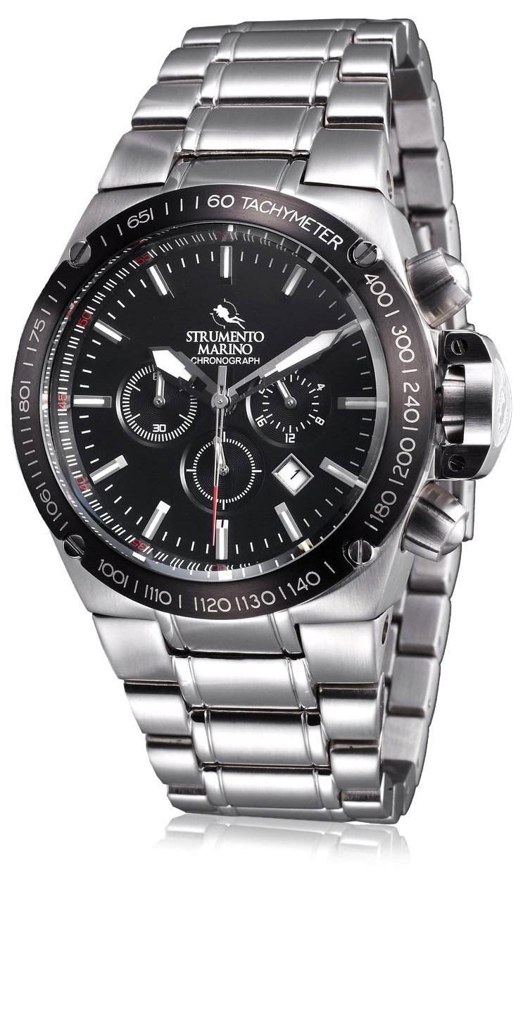 Men's Steel/Black SM103MB/SS/NR Watch