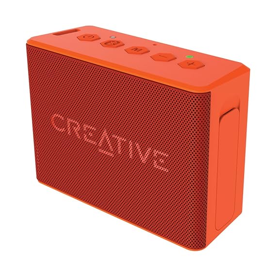 Creative MUVO 2c - Leistungsstarker, kompakter, wetterfester Wireless Bluetooth Lautsprecher (für Apple iOS/Android Smartphon