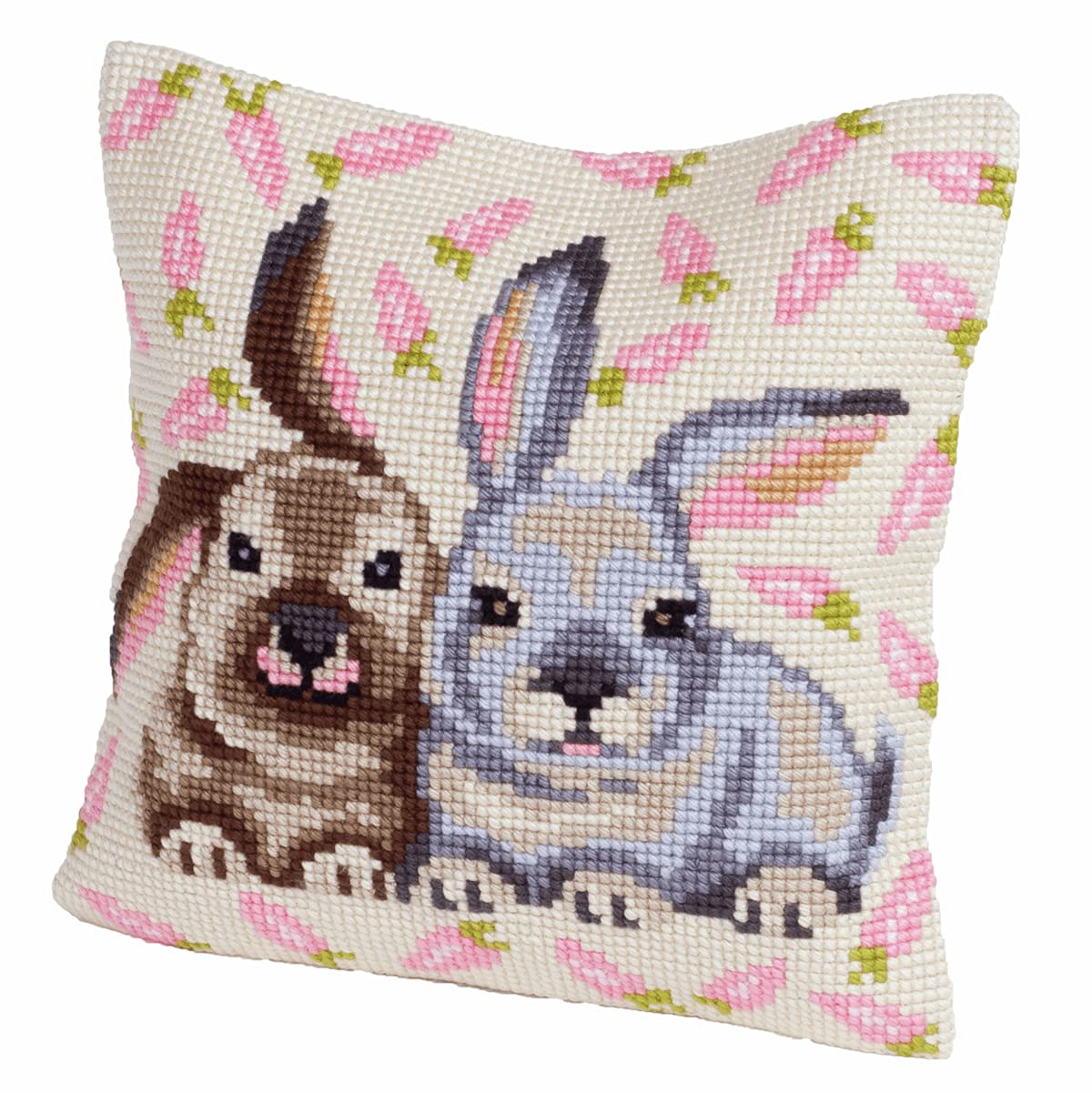 Collection d'Art Cross Stitch Cushion Kit: Flopsy & Mopsy
