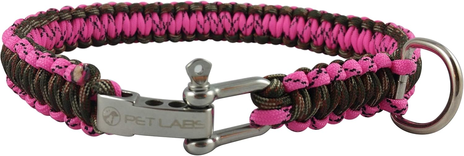 camo paracord dog collar