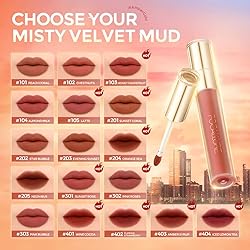 FOCALLURE Misty Matte Liquid Lipstick,Build-in