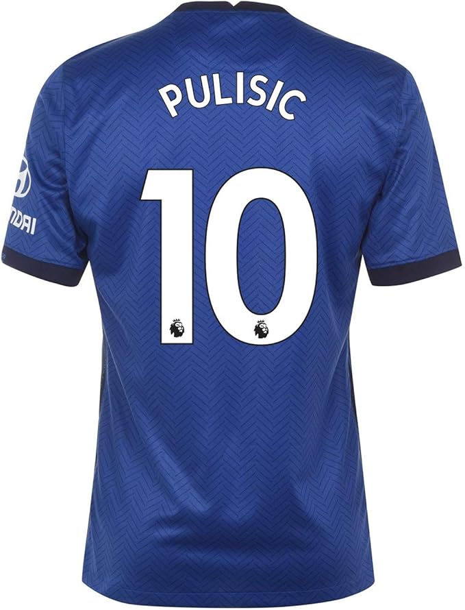 PULISIC #10 Chelsea Home Men's Stadium Soccer Jersey- 2020/21 (X-Large