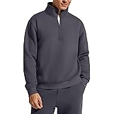 G4Free Flurrylux Men's Zip Pullover Fleece Lined Sweatshirts Half Zip Cotton Stand Collar Fashion Hoodies Winter
