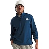 THE NORTH FACE Men's Cedar Trail Grid Fleece Quarter Zip Jacket | Cold Weather Top With Durable, Reinforced Bindings