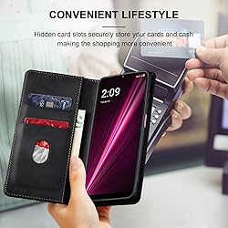 Jasonyu Flip Wallet Case for T-Mobile Revvl 6/6X