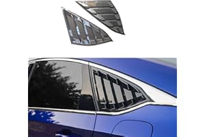 Ramecar Window Scoops Louvers for Honda Accord Sedan 2018 2019 2020 2021 2022, Carbon Fiber Grain, 2pcs