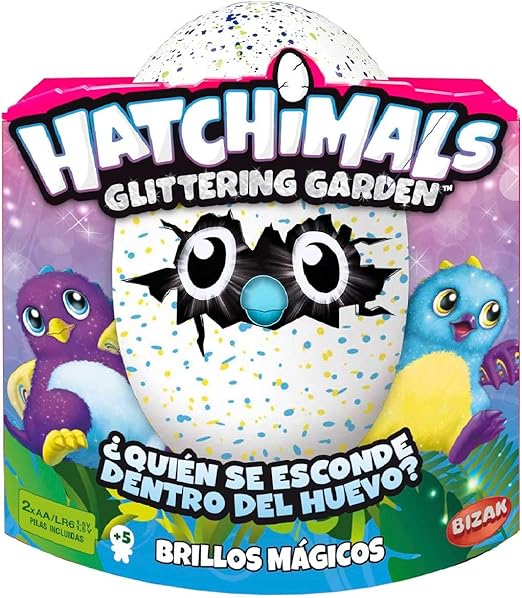 hatchimals draggle brillo mágico