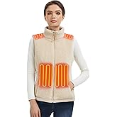 ELTENA Professional Women's Heated Vest with 20000mAh Battery equipped with Flashlights