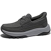 Coostar Mens Orthopedic Slip On Shoes with Arch Support Hands Free Loafers Casual Comfortable Walking Shoe